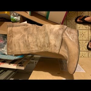 Taupe Wedge Boots